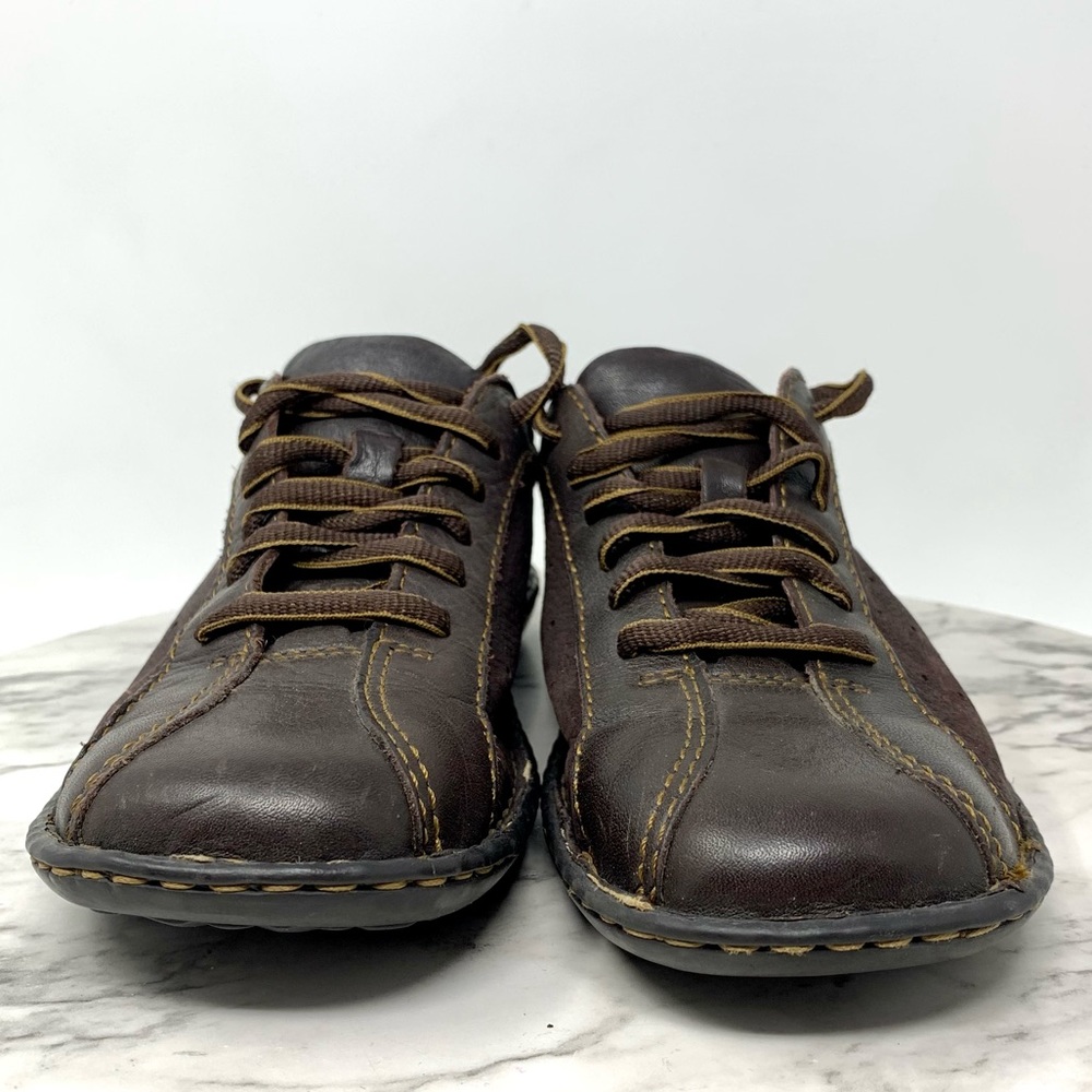 Born Bowling Leather Comfort Sneakers 7 Oxford Preppy Sporty Y2K Coquette Girl - Picture 4 of 11